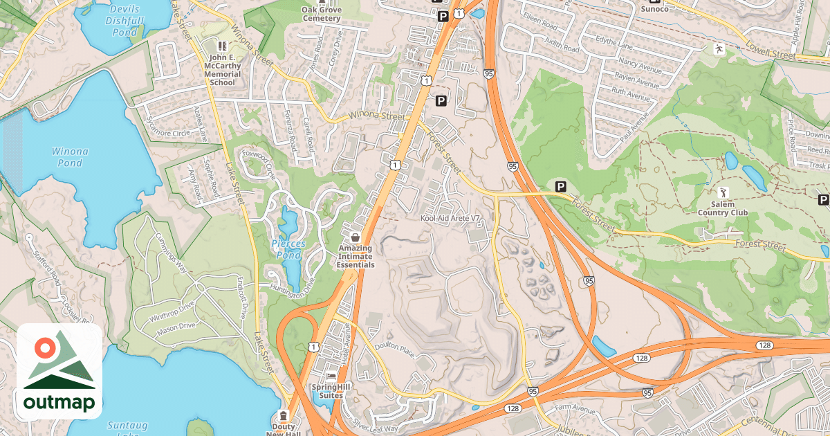 Map of Kool-Aid Arete