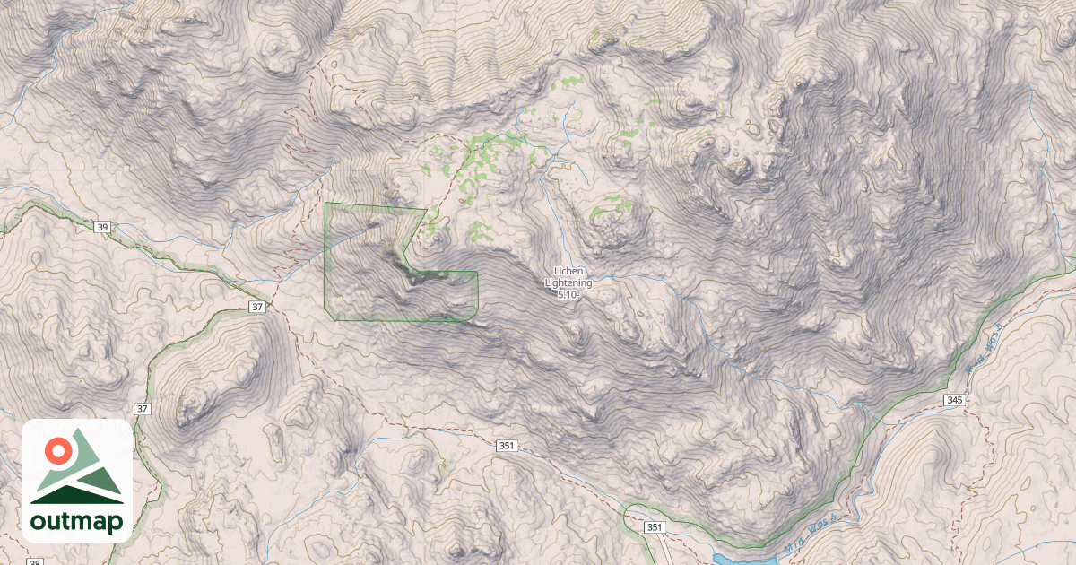 Map of Lichen Lightening