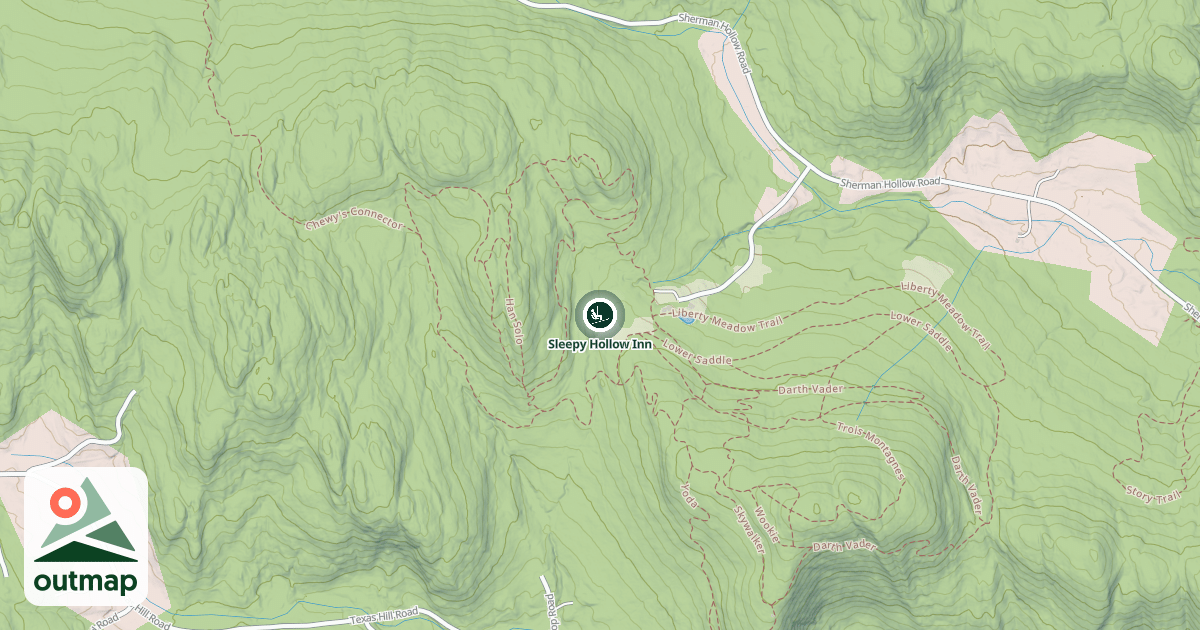 Map of Sleepy Hollow Inn